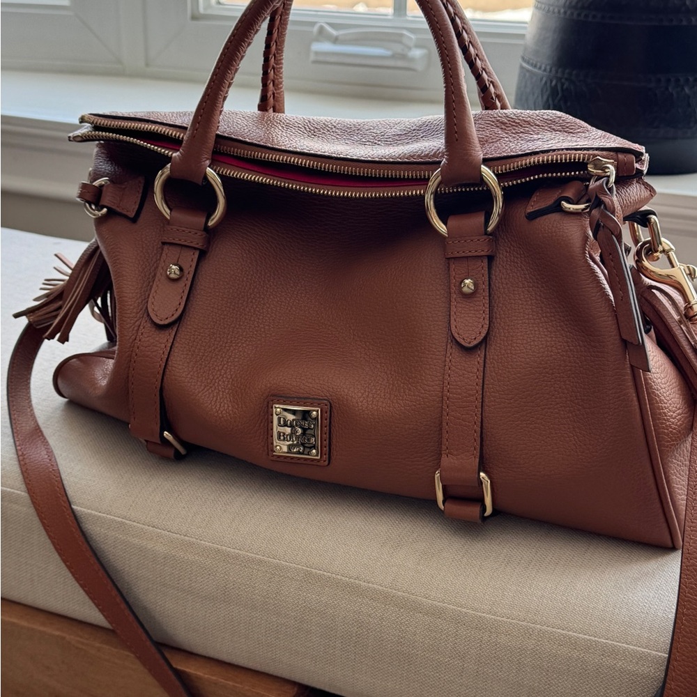 Dooney & Bourque Brown Leather Handbag